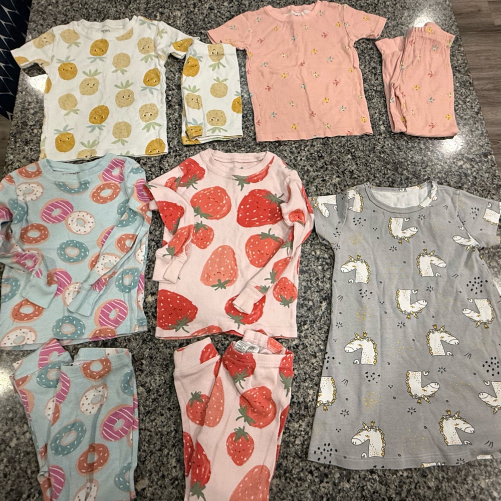 Girls 4T Pajama Bundle